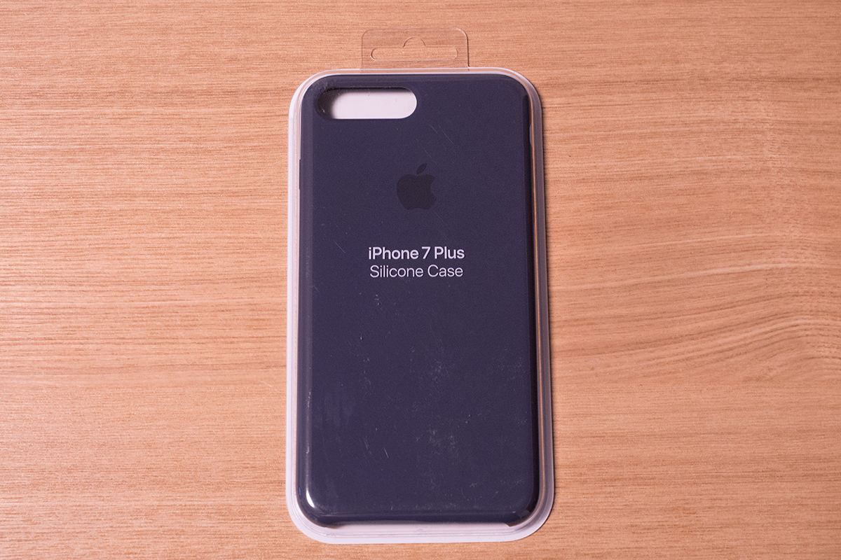 iPhone 7 Plus シリコーンケース ミッドナイトブルー