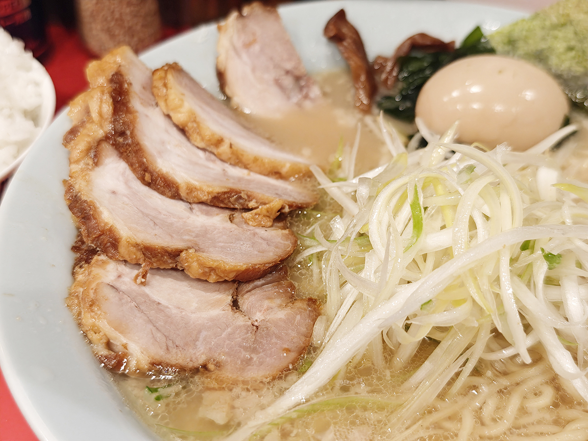 【練馬】「ラーメンショップ〇Ｑ(マルキュー)練馬店」のネギチャーシュー麺！