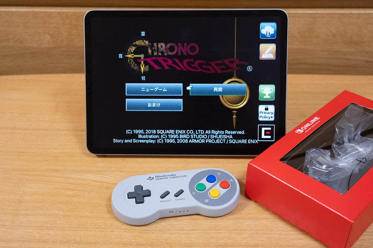 【Nintendo Switch】「スーパーファミコン コントローラー」はiPad/iPhone で使えるのか?